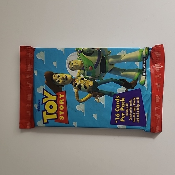 1995 Skybox Toy Story Trading Card RARE! 1 Pack of 16 Cards - Woody & Buzz. New - Picture 1 of 3